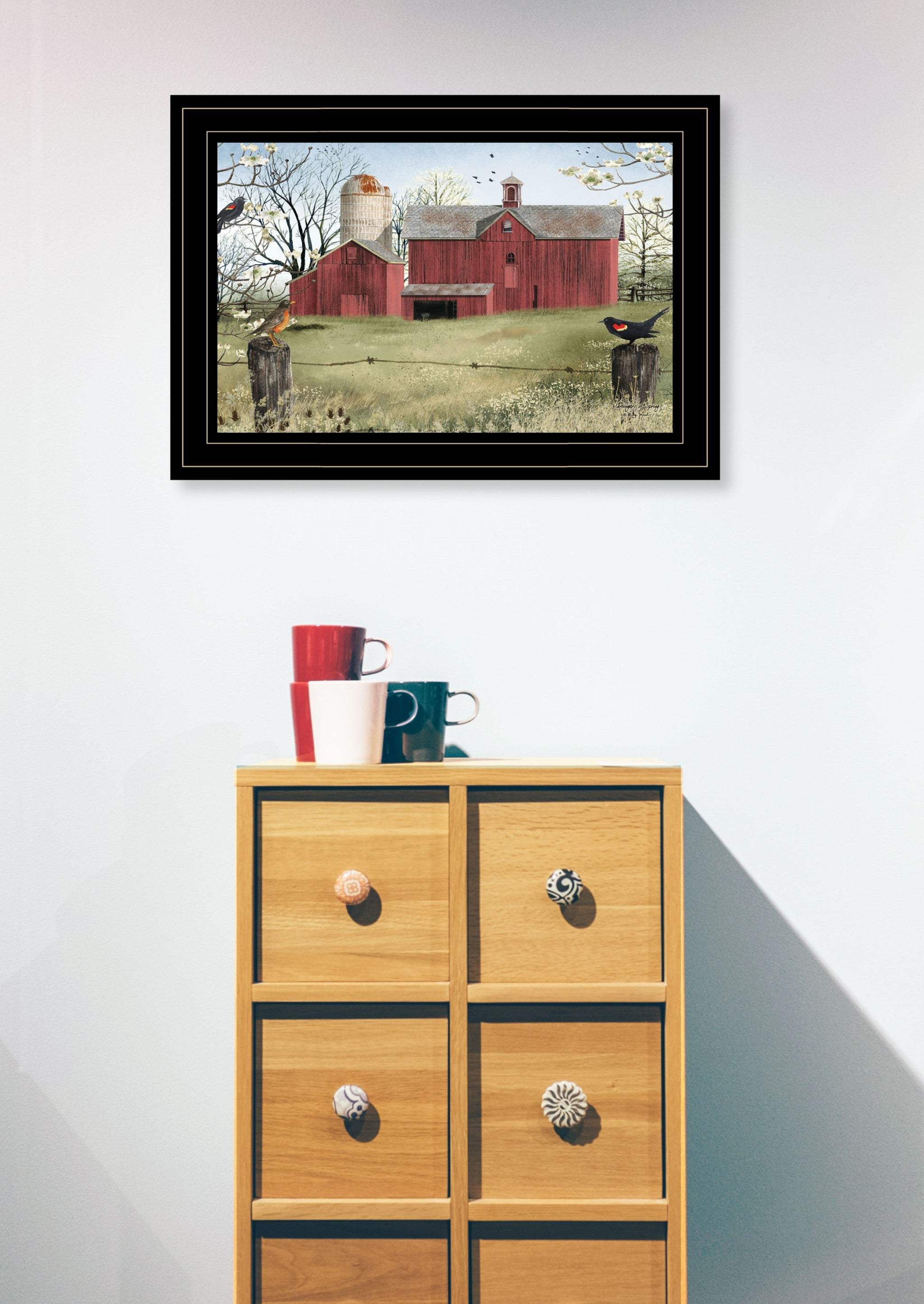 Harbingers of Spring 2 Black Framed Print Wall Art - Homeroots - Flyclothing LLC