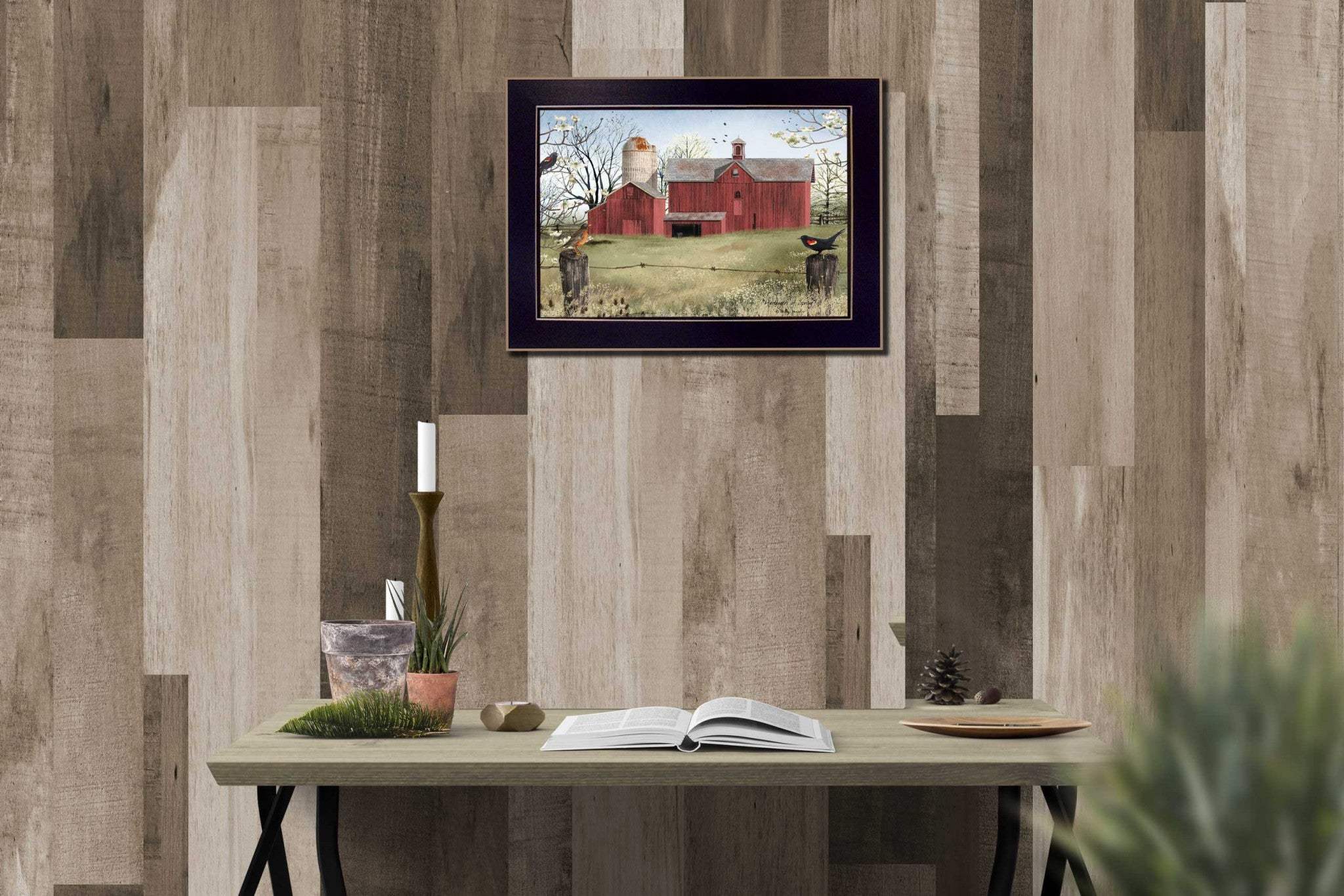 Harbingers of Spring 3 Black Framed Print Wall Art - Homeroots - Flyclothing LLC