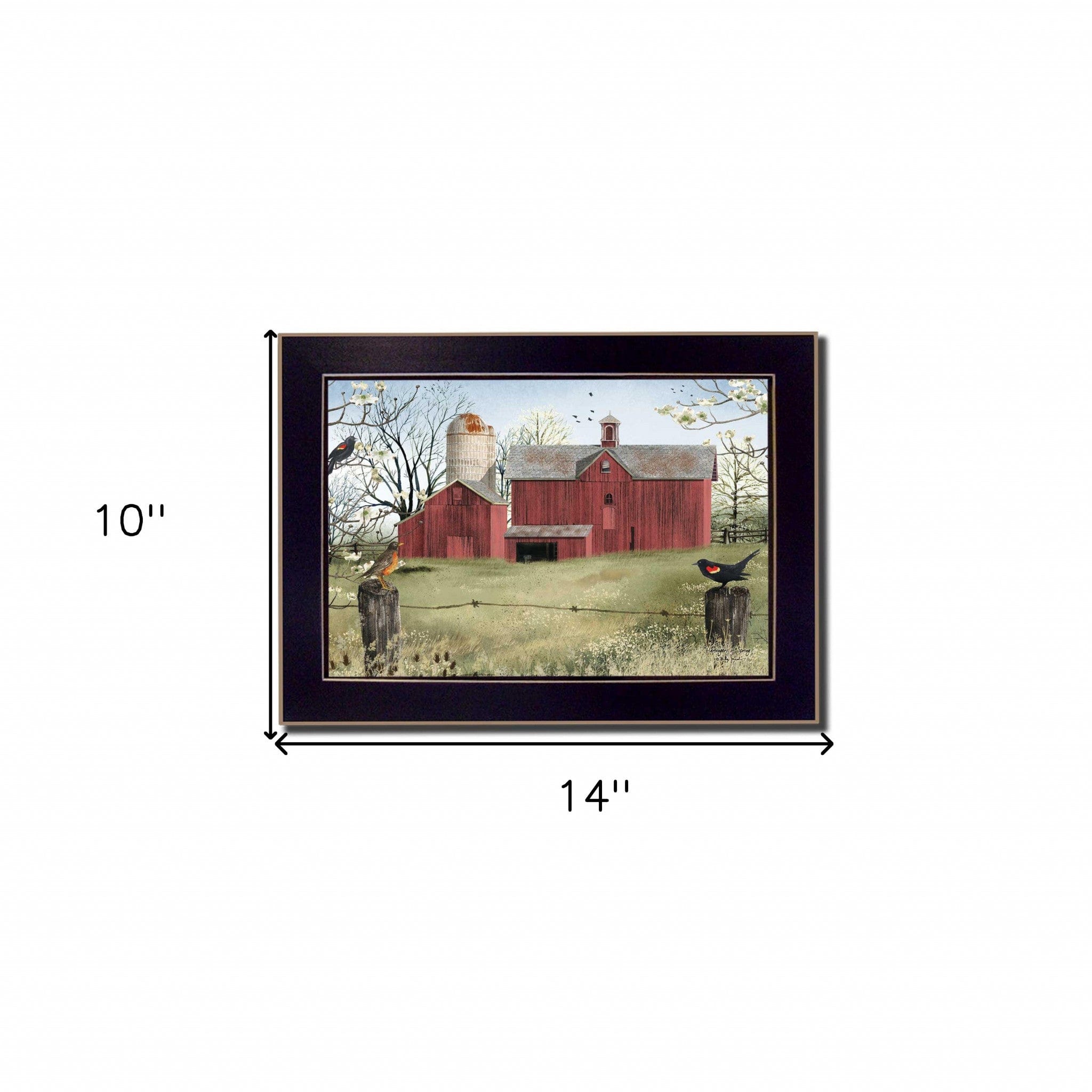 Harbingers of Spring 3 Black Framed Print Wall Art - Homeroots