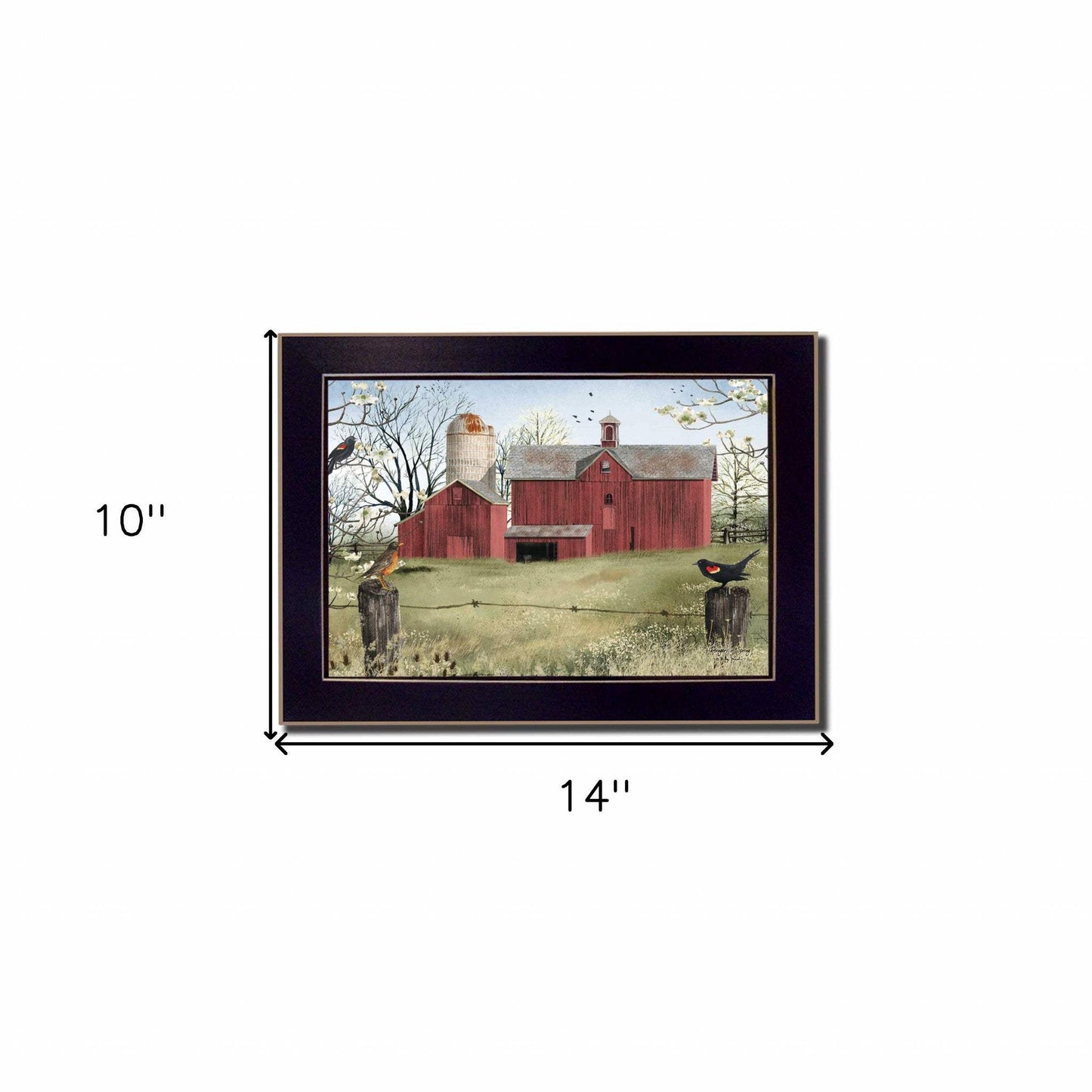 Harbingers of Spring 3 Black Framed Print Wall Art - Homeroots - Flyclothing LLC