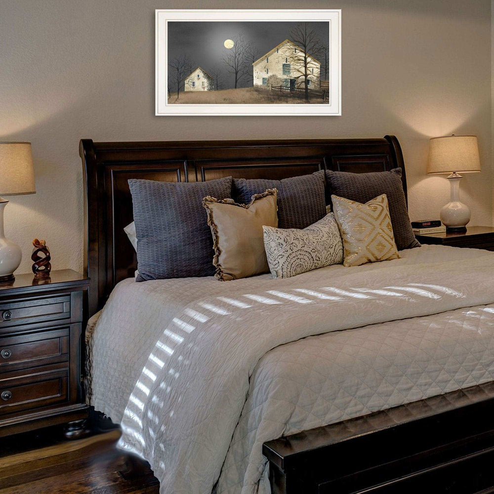 Still of the Night 2 White Framed Print Wall Art - Homeroots - Flyclothing LLC