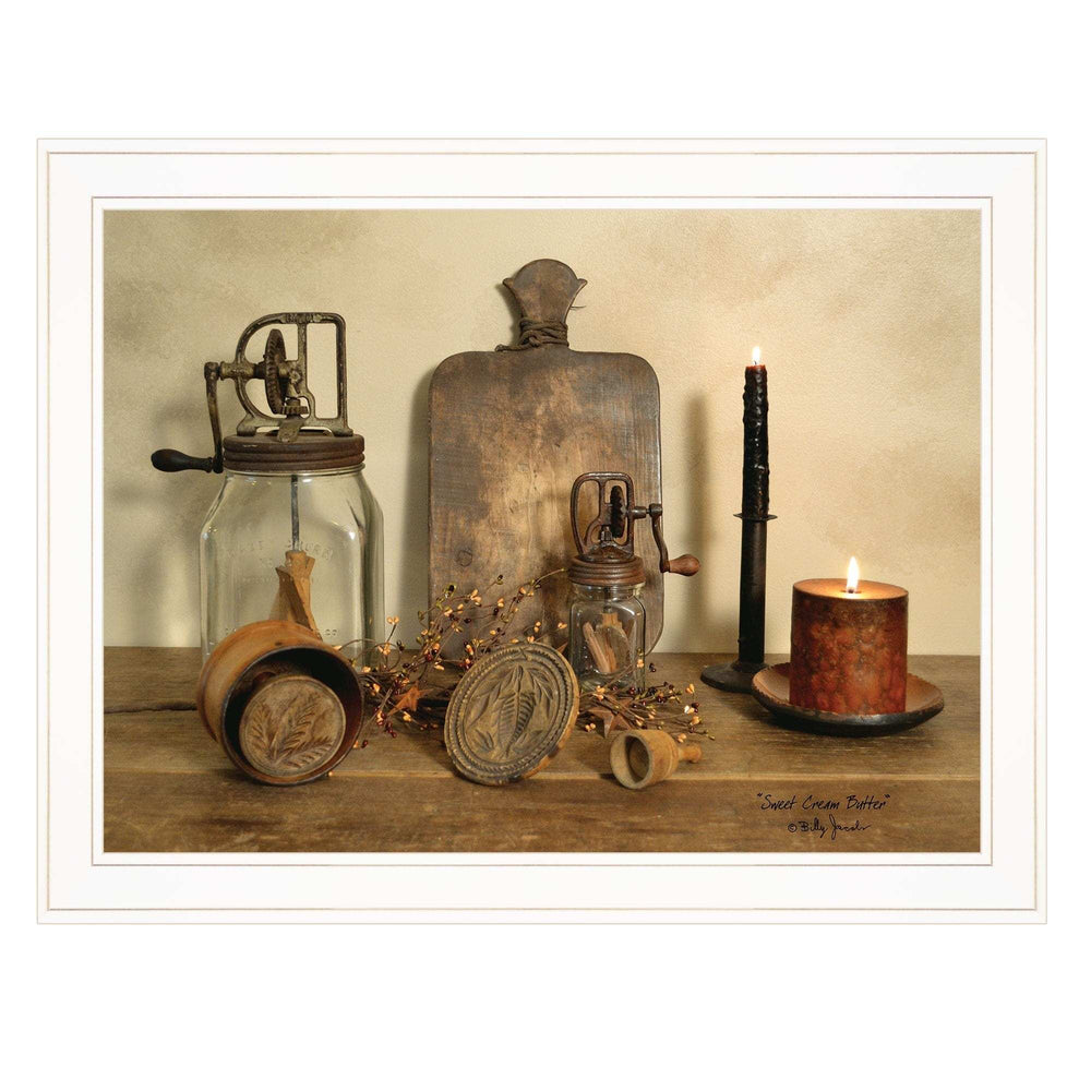Sweet Cream Butter 3 White Framed Print Wall Art - Homeroots - Flyclothing LLC
