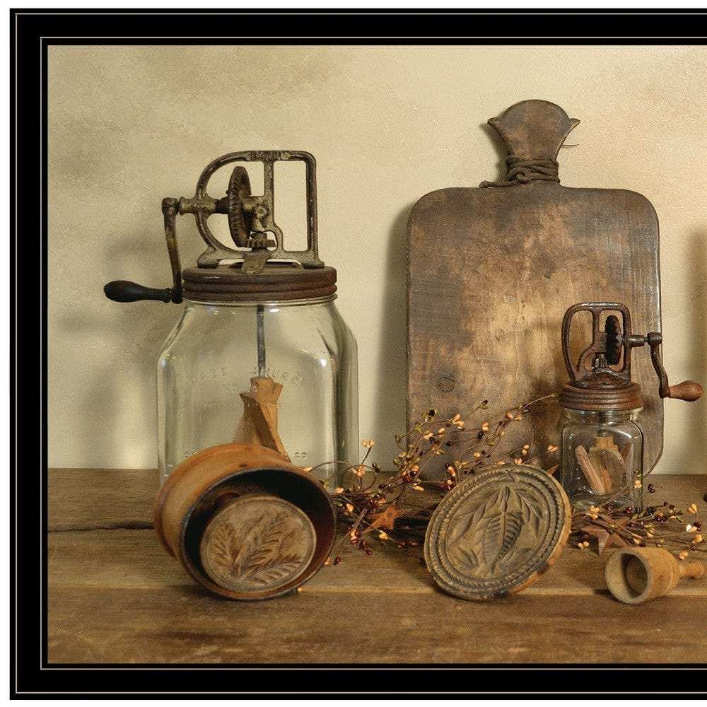 Sweet Cream Butter 6 Black Framed Print Wall Art - Homeroots - Flyclothing LLC