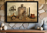 Sweet Cream Butter 6 Black Framed Print Wall Art - Homeroots