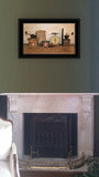 The Daily Grind 6 Black Framed Print Wall Art - Homeroots