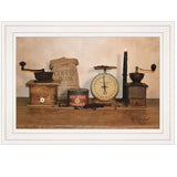The Daily Grind 1 White Framed Print Wall Art - Homeroots - Flyclothing LLC