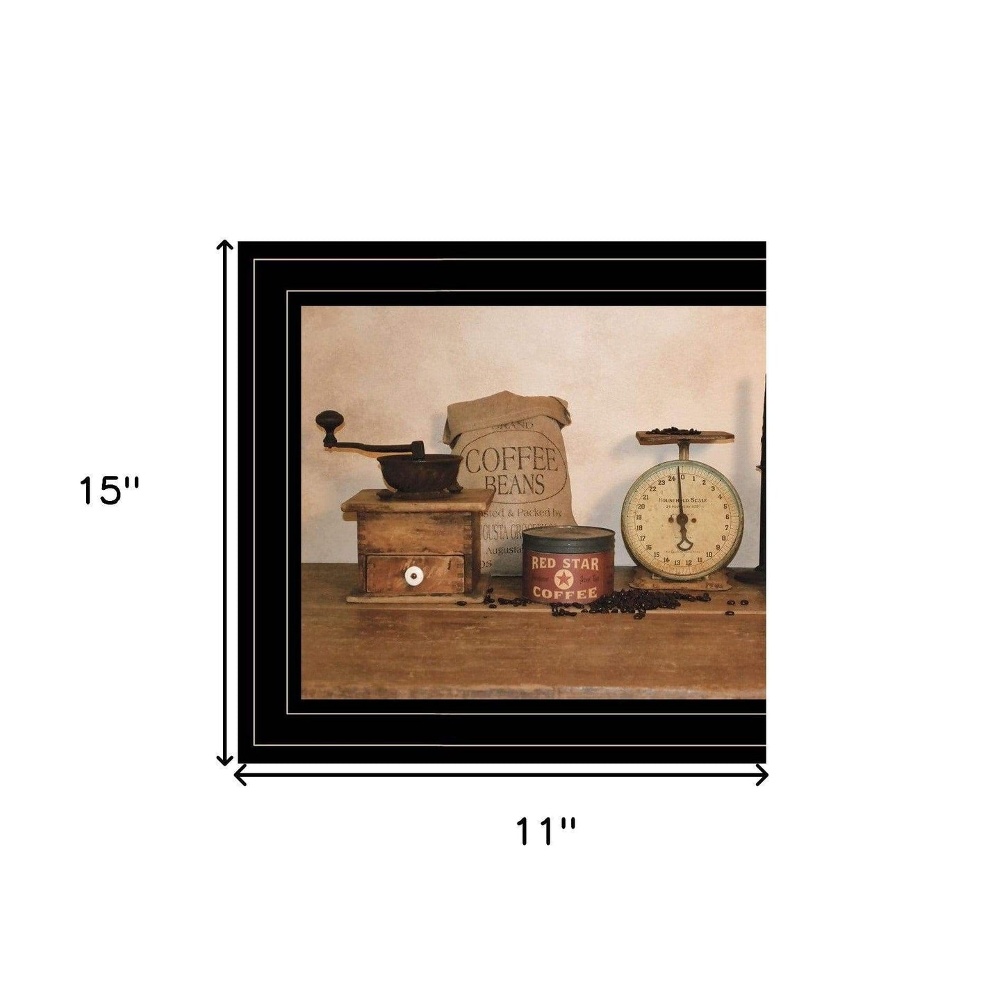 The Daily Grind 2 Black Framed Print Wall Art - Homeroots - Flyclothing LLC