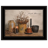Simple Blessings 2 Black Framed Print Wall Art - Homeroots