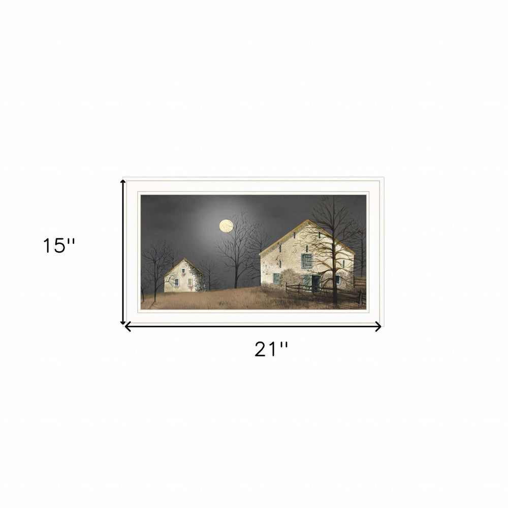 Still of the Night 3 White Framed Print Wall Art - Homeroots - Flyclothing LLC