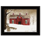 New Fallen Snow 2 Black Framed Print Wall Art - Homeroots