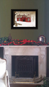 New Fallen Snow 2 Black Framed Print Wall Art - Homeroots - Flyclothing LLC