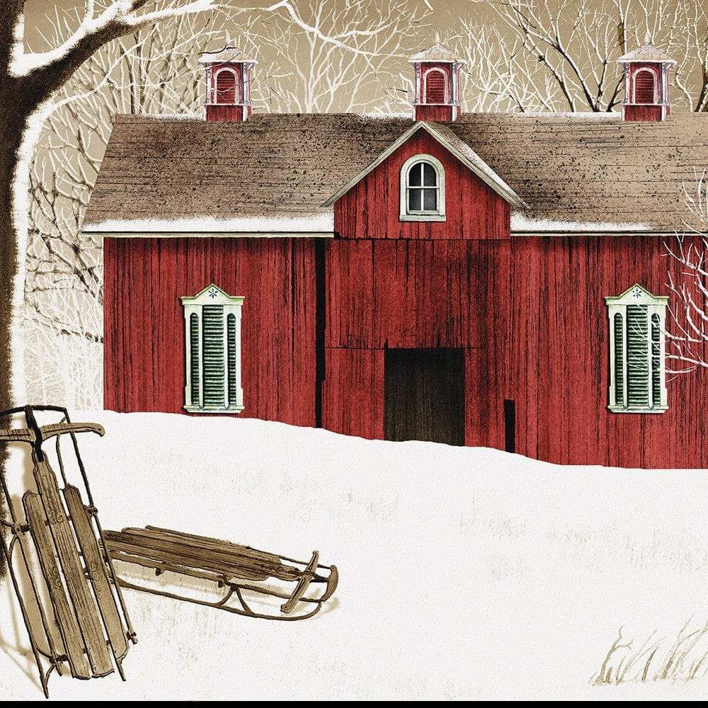 New Fallen Snow 4 Black Framed Print Wall Art - Homeroots - Flyclothing LLC