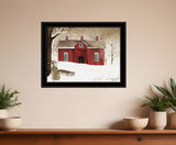 New Fallen Snow 4 Black Framed Print Wall Art - Homeroots
