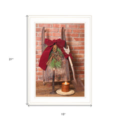 Let Christmas Live 1 White Framed Print Wall Art - Homeroots