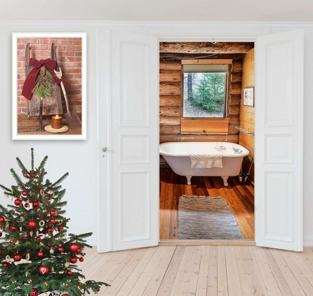 Let Christmas Live 3 White Framed Print Wall Art - Homeroots - Flyclothing LLC