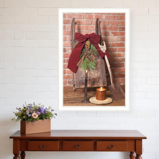 Let Christmas Live 3 White Framed Print Wall Art - Homeroots