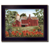Summer Days 5 Black Framed Print Wall Art - Homeroots
