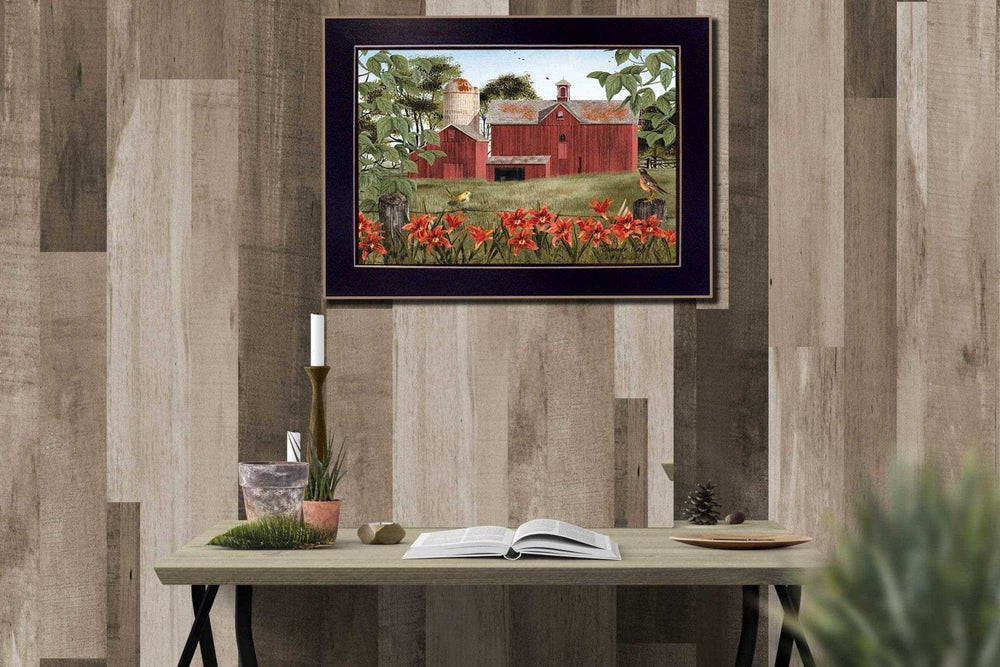Summer Days 5 Black Framed Print Wall Art - Homeroots - Flyclothing LLC