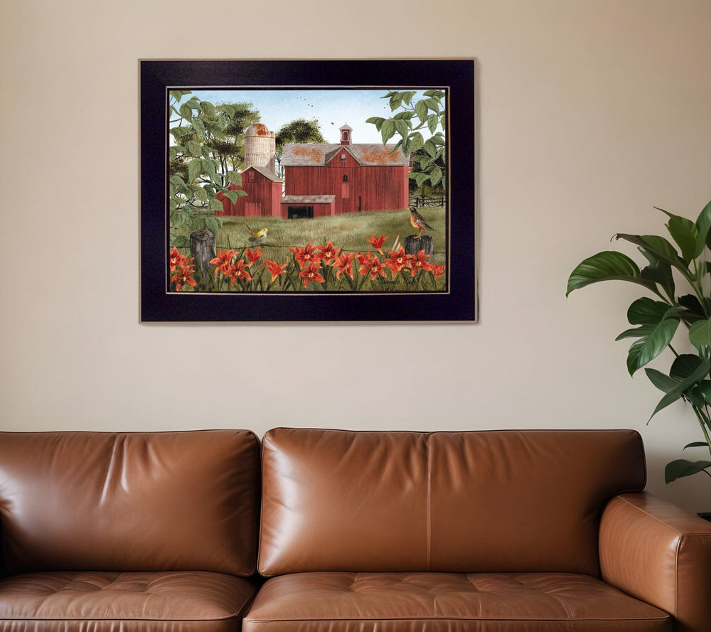 Summer Days 5 Black Framed Print Wall Art - Homeroots