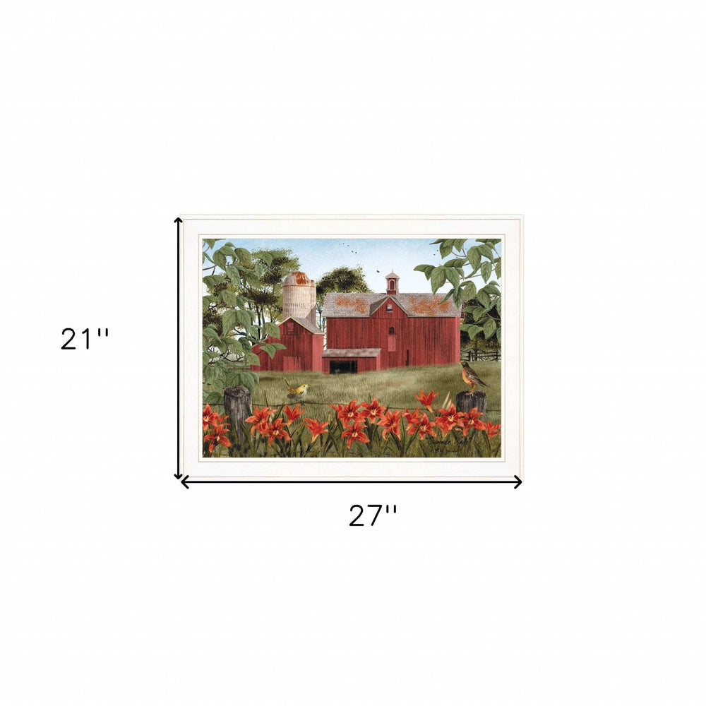 Summer Days 6 White Framed Print Wall Art - Homeroots - Flyclothing LLC