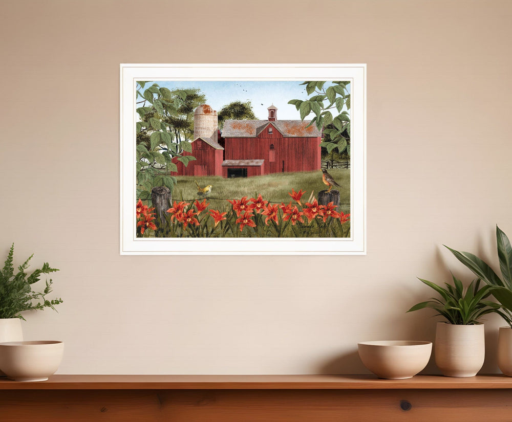 Summer Days 6 White Framed Print Wall Art - Homeroots