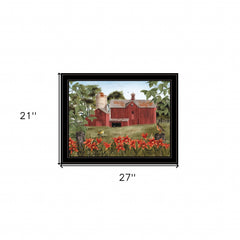 Summer Days 7 Black Framed Print Wall Art