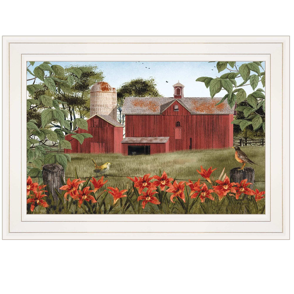 Summer Days 1 White Framed Print Wall Art - Homeroots - Flyclothing LLC