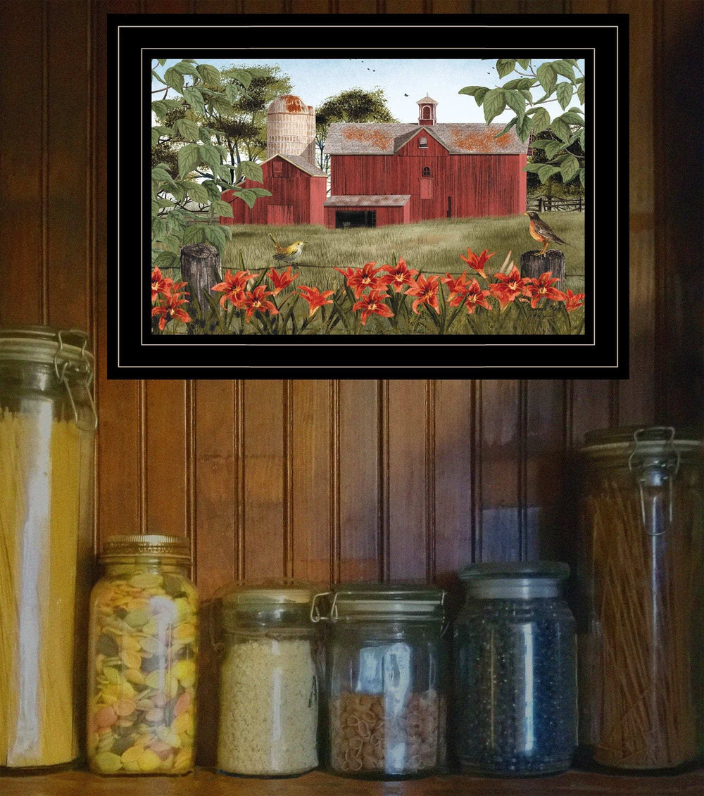 Summer Days 2 Black Framed Print Wall Art - Homeroots - Flyclothing LLC