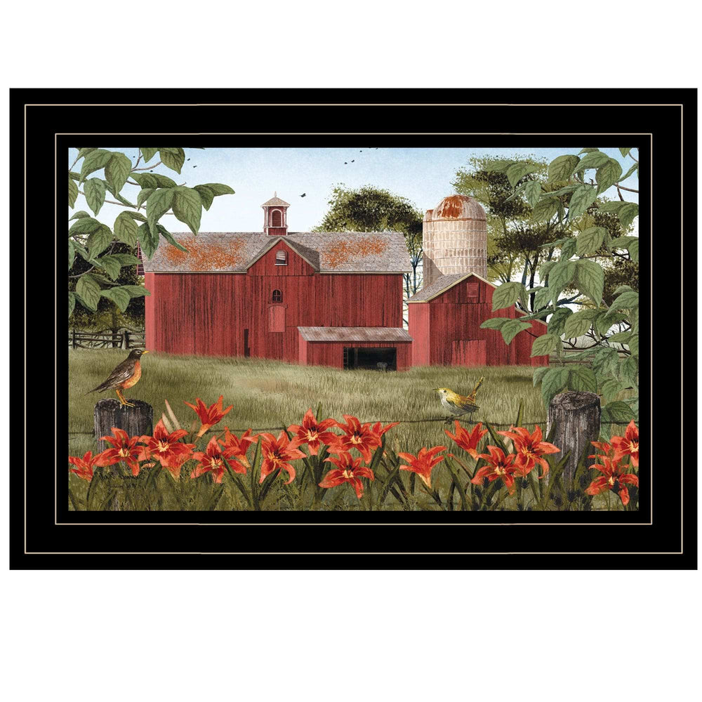 Summer Days 2 Black Framed Print Wall Art - Homeroots - Flyclothing LLC