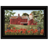 Summer Days 2 Black Framed Print Wall Art - Homeroots