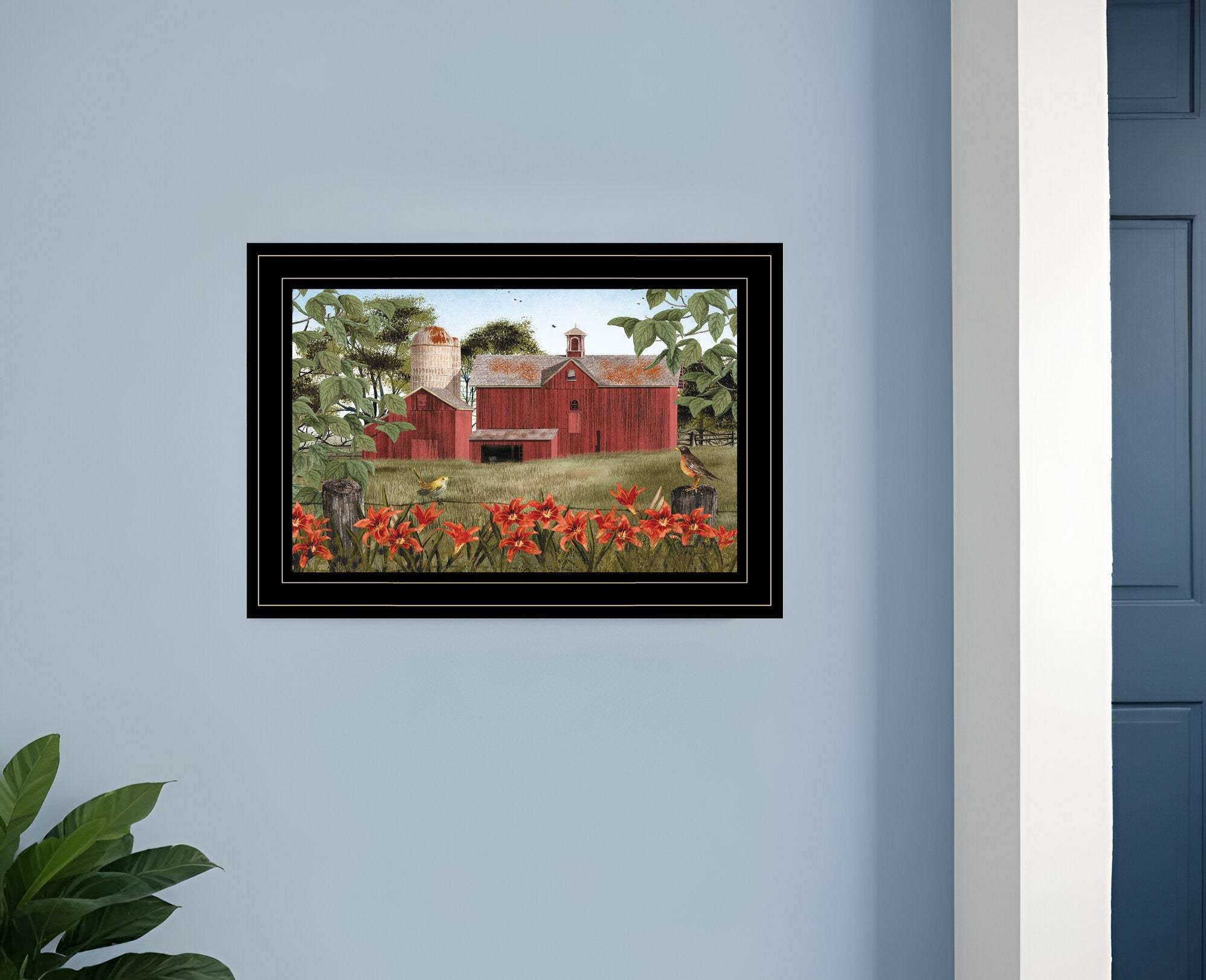 Summer Days 2 Black Framed Print Wall Art - Homeroots - Flyclothing LLC