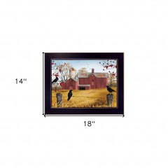 Autumn Gold 3 Black Framed Print Wall Art - Homeroots