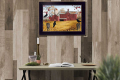 Autumn Gold 5 Black Framed Print Wall Art - Homeroots