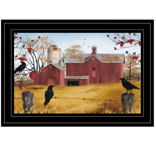 Autumn Gold 2 Black Framed Print Wall Art - Homeroots
