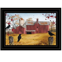 Autumn Gold 2 Black Framed Print Wall Art - Homeroots