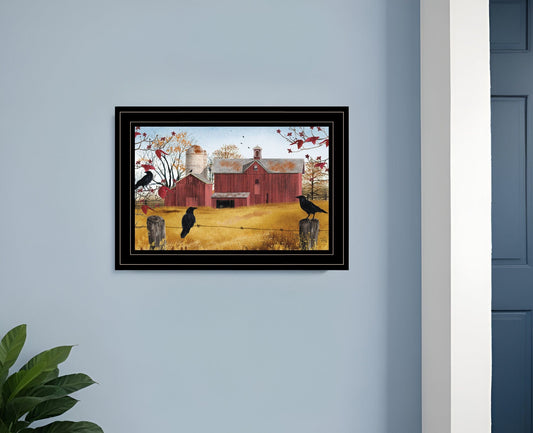 Autumn Gold 2 Black Framed Print Wall Art - Homeroots