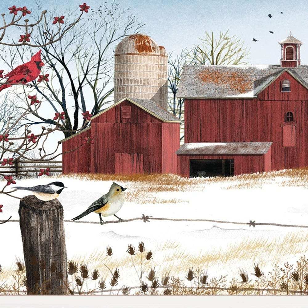 Winter Friends 1 White Framed Print Wall Art - Homeroots - Flyclothing LLC