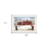Winter Friends 1 White Framed Print Wall Art - Homeroots - Flyclothing LLC