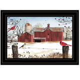 Winter Days Black Framed Print Wall Art - Homeroots