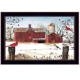 Winter Friends 2 Black Framed Print Wall Art - Homeroots