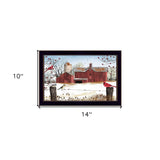 Winter Friends 2 Black Framed Print Wall Art - Homeroots - Flyclothing LLC