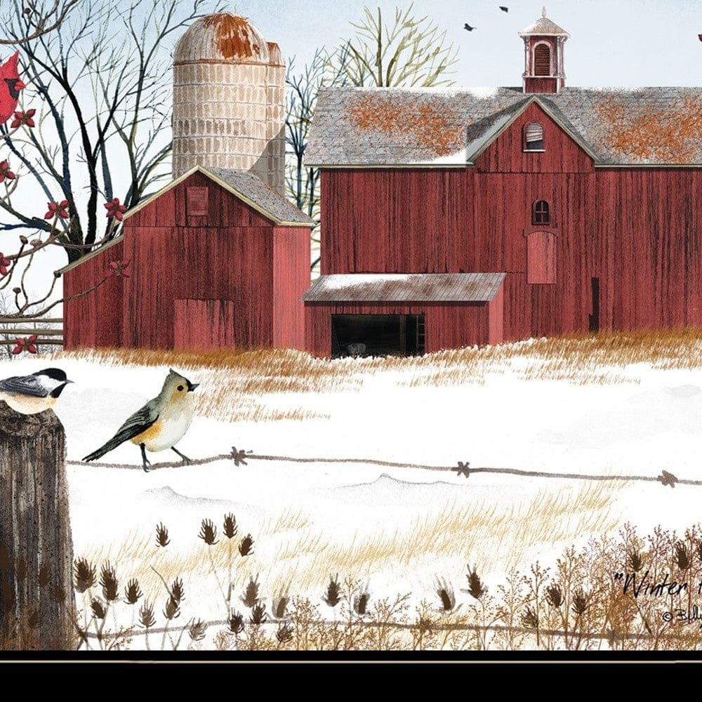 Winter Friends 8 Black Framed Print Wall Art - Homeroots - Flyclothing LLC