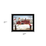 Winter Friends 8 Black Framed Print Wall Art - Homeroots - Flyclothing LLC