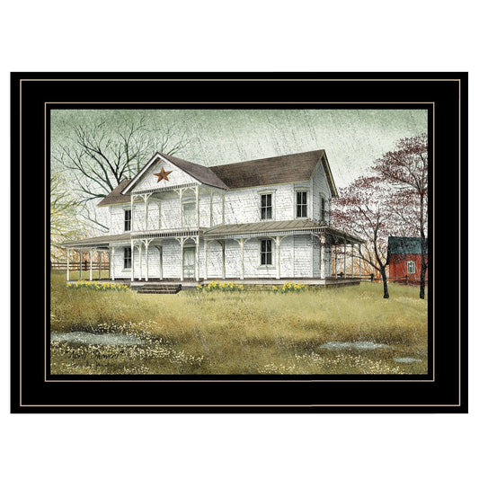 April Showers 2 Black Framed Print Wall Art - Homeroots
