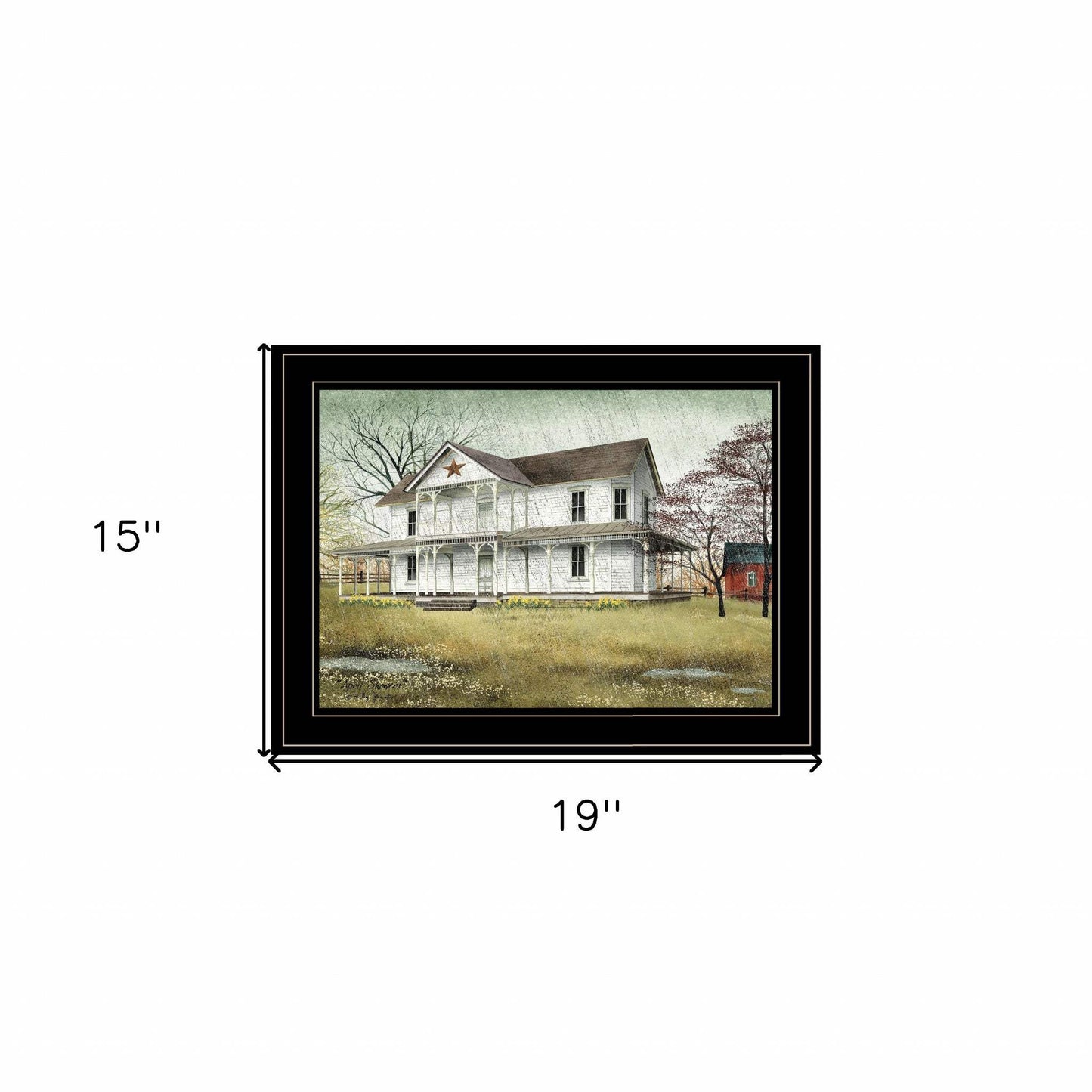 April Showers 2 Black Framed Print Wall Art - Homeroots - Flyclothing LLC