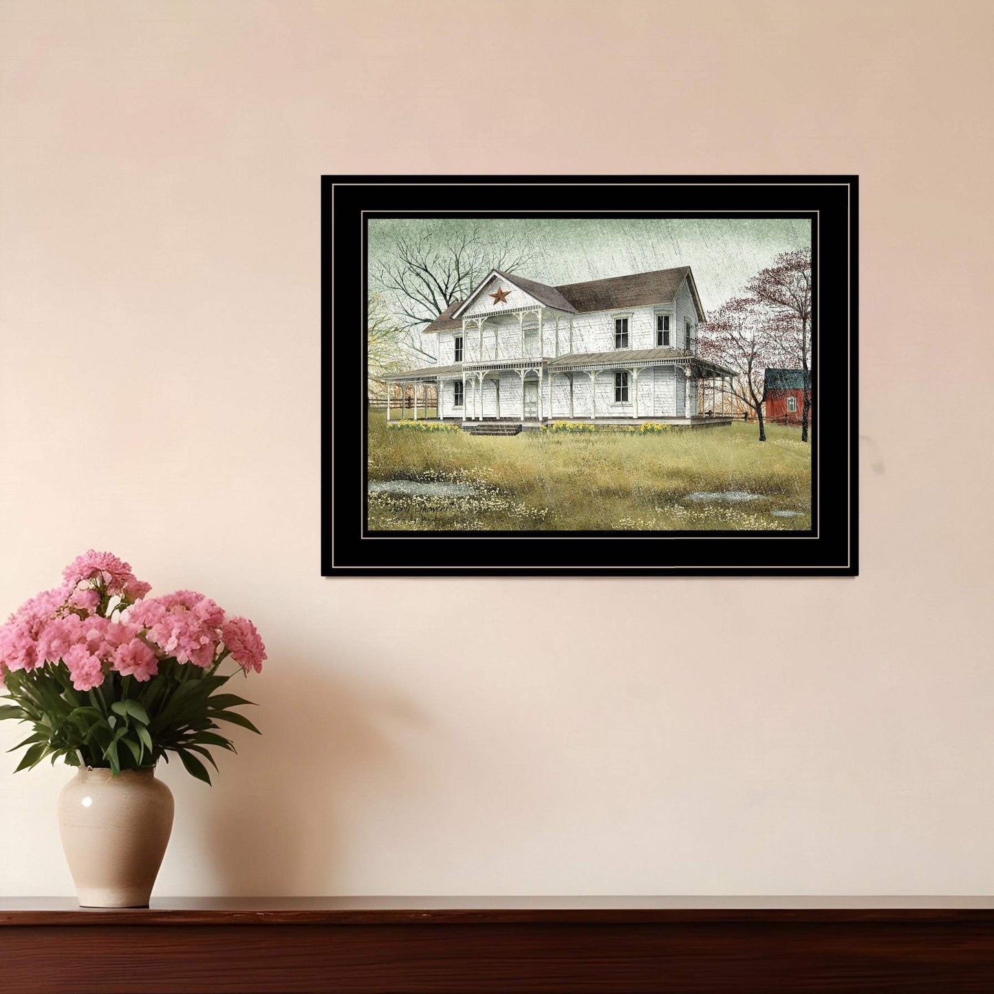 April Showers 2 Black Framed Print Wall Art - Homeroots - Flyclothing LLC