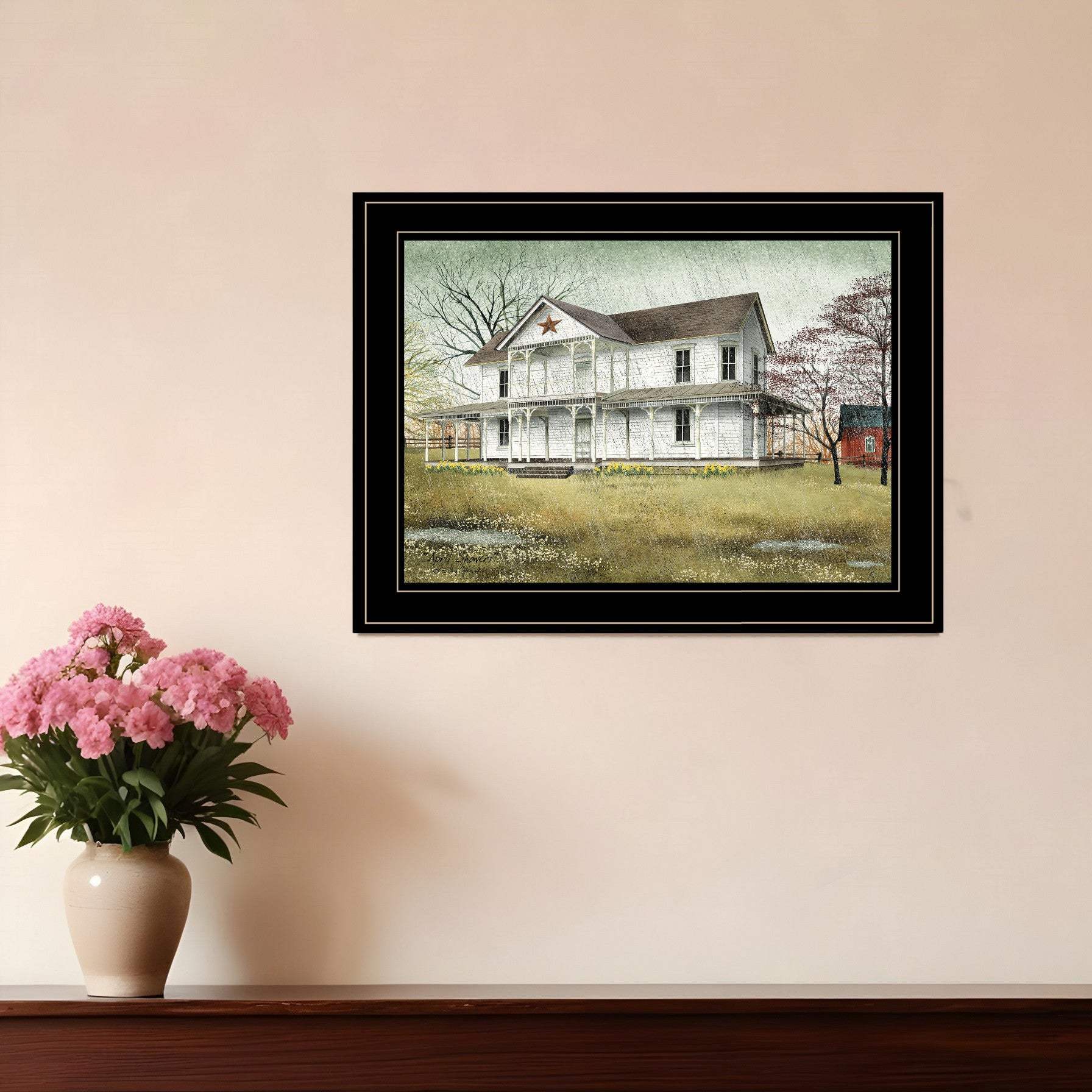 April Showers 2 Black Framed Print Wall Art - Homeroots - Flyclothing LLC