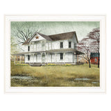 April Showers 3 White Framed Print Wall Art - Homeroots