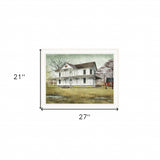 April Showers 3 White Framed Print Wall Art - Homeroots