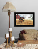 Granddads Old Truck 7 Black Framed Print Wall Art - Homeroots